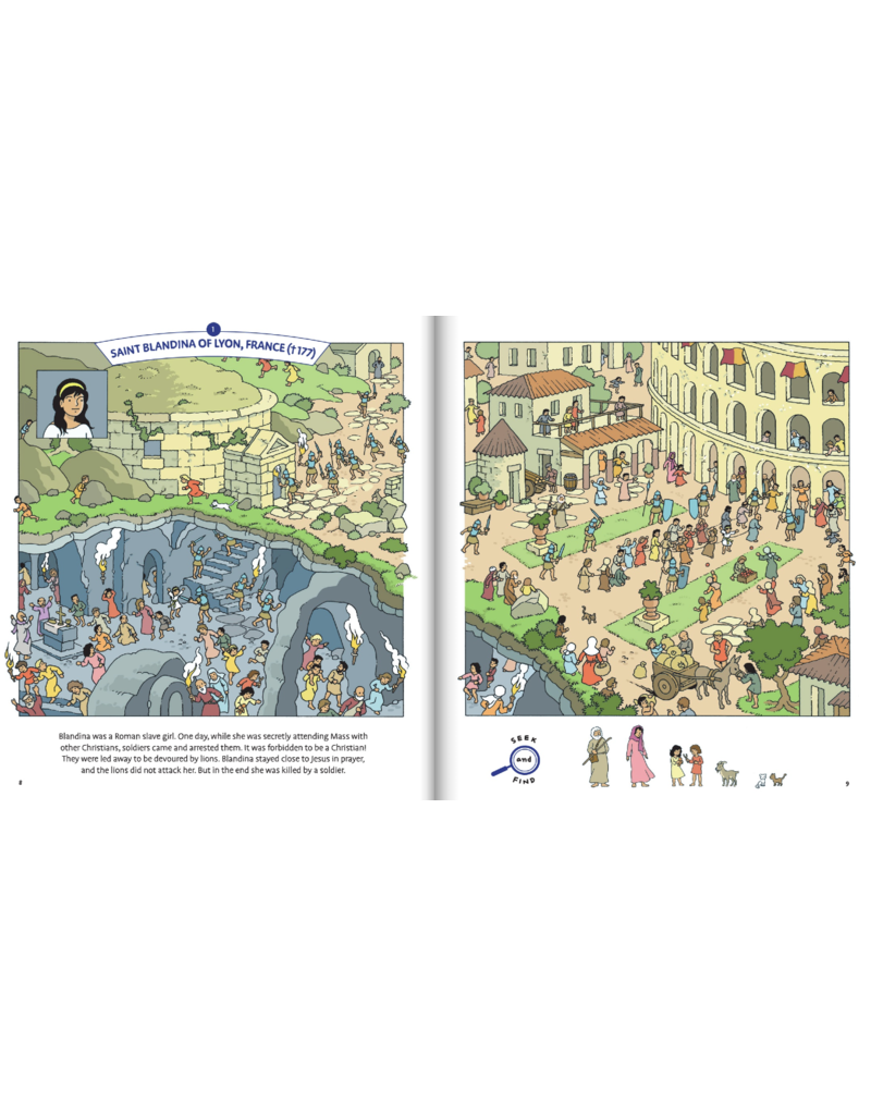 Ignatius Press Seek and Find: The Lives of the Saints: Volume 2 (Sarah and Simon)