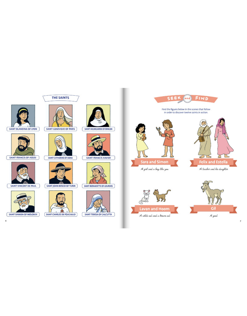 Ignatius Press Seek and Find: The Lives of the Saints: Volume 2 (Sarah and Simon)