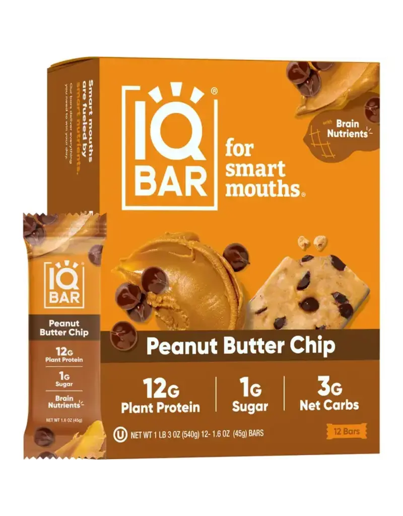 IQBAR Peanut Butter Chip Keto Protein Bar