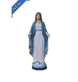 Goldscheider of Vienna Our Lady of Grace 8.5" Statue Full Colour