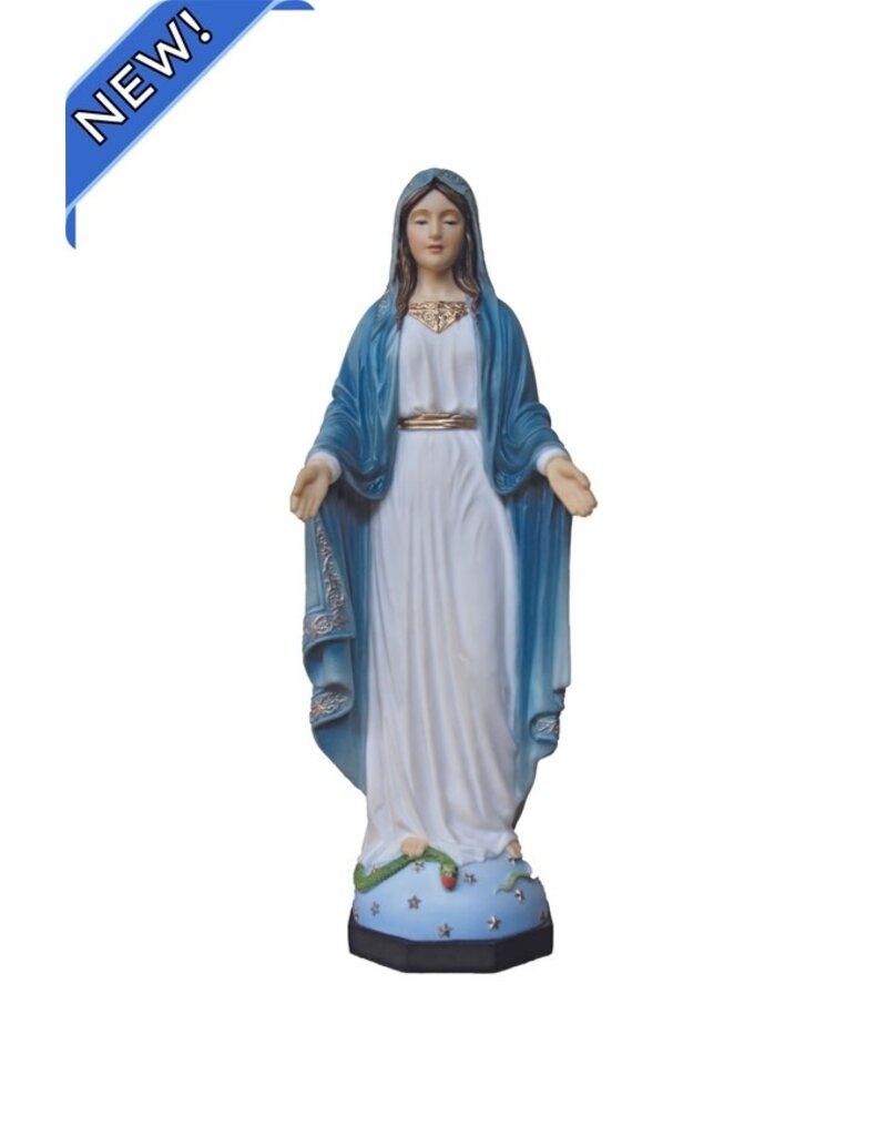 Goldscheider of Vienna Our Lady of Grace 8.5" Statue Full Colour