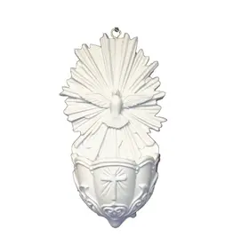 Goldscheider of Vienna Holy Spirit Font in White 5"