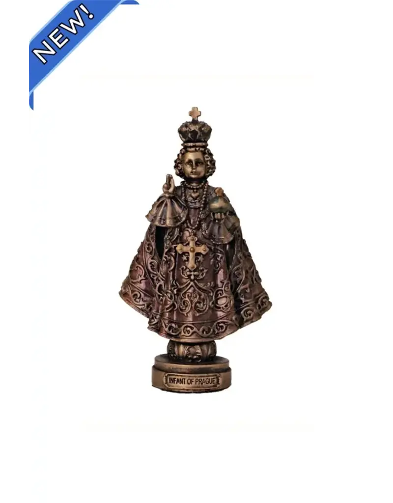Goldscheider of Vienna Infant of Prague Statue in Cold Cast Bronze 3.5"