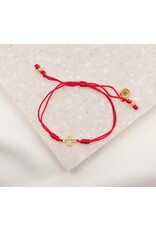 My Saint My Hero Filled by Faith Bracelet Red/Gold