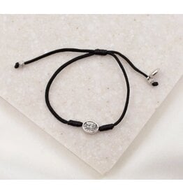 My Saint My Hero Protection Archangel Michael Bracelet - Black / Silver