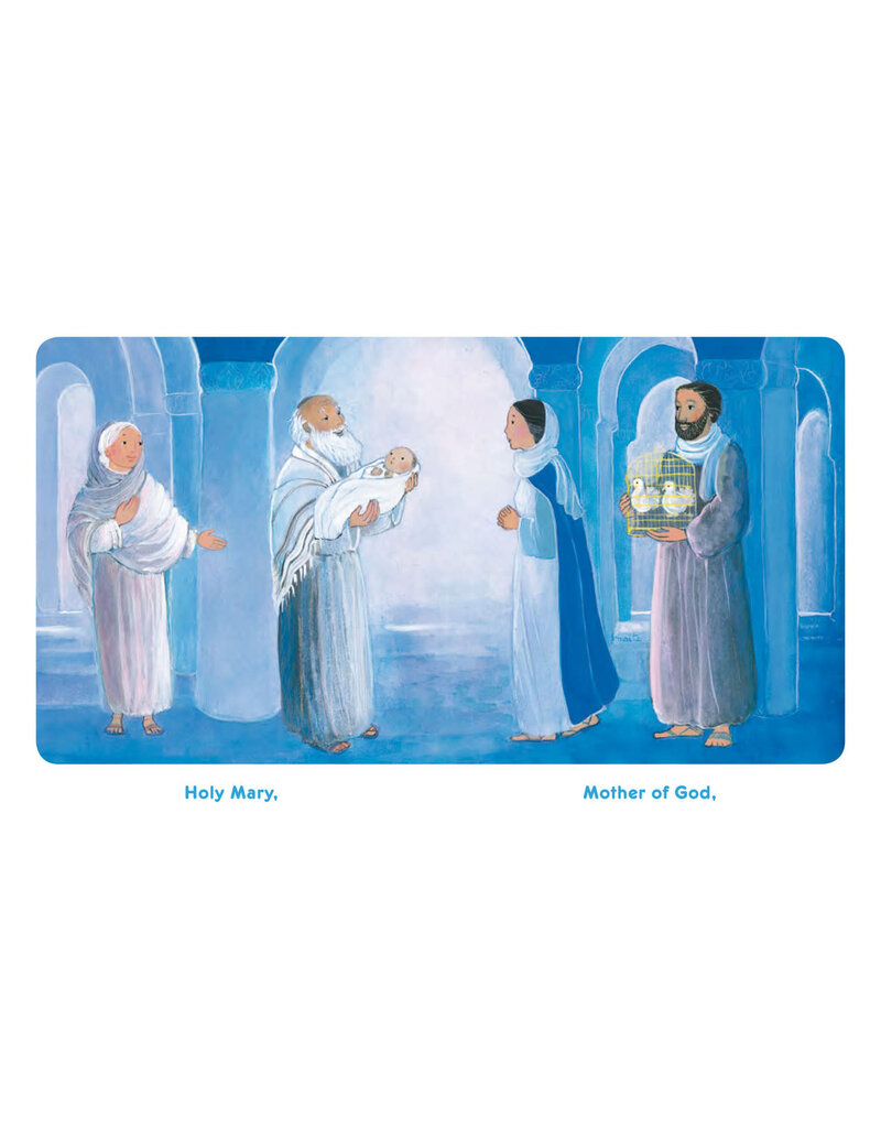 Magnificat Hail Mary by Maite Roche (blue)