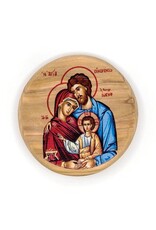 Logos Trading Post Holy Family Byzantine Round Icon Ornament