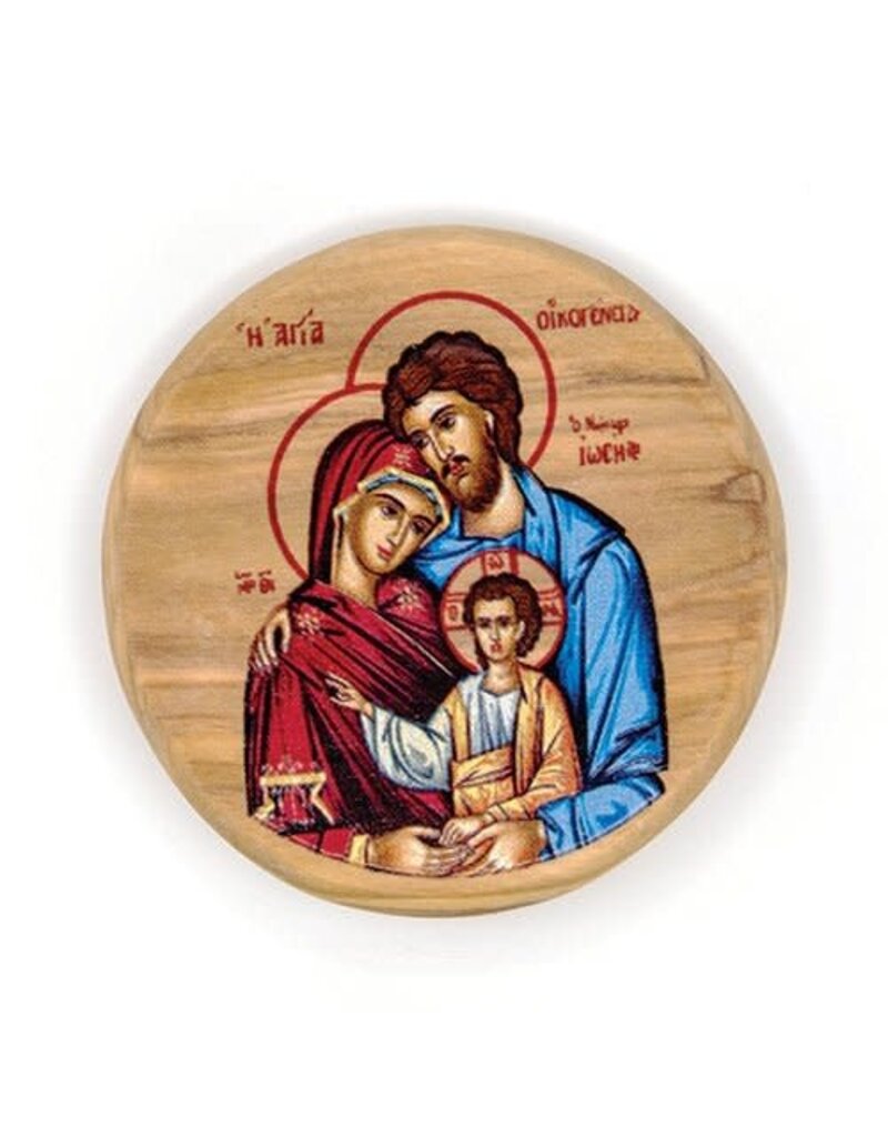 Logos Trading Post Holy Family Byzantine Round Icon Ornament