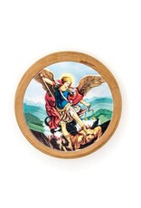 Logos Trading Post Saint Michael Round Icon Ornament
