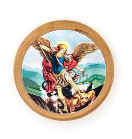 Logos Trading Post Saint Michael Round Icon Ornament