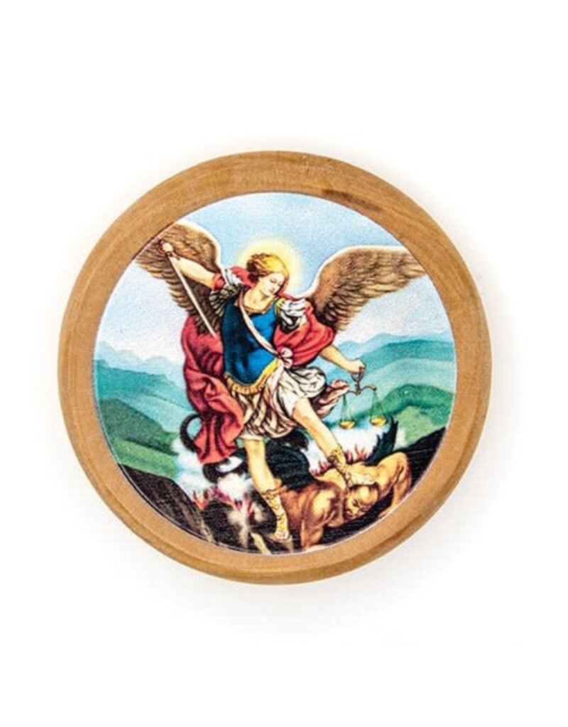 Logos Trading Post Saint Michael Round Icon Ornament