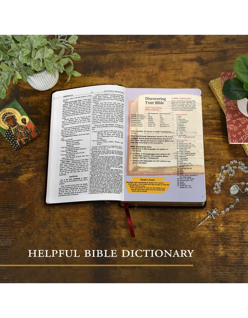 Catholic Book Publishing Corp NCB St. Joseph New Catholic Bible Personal Size-Black Dura-Lux