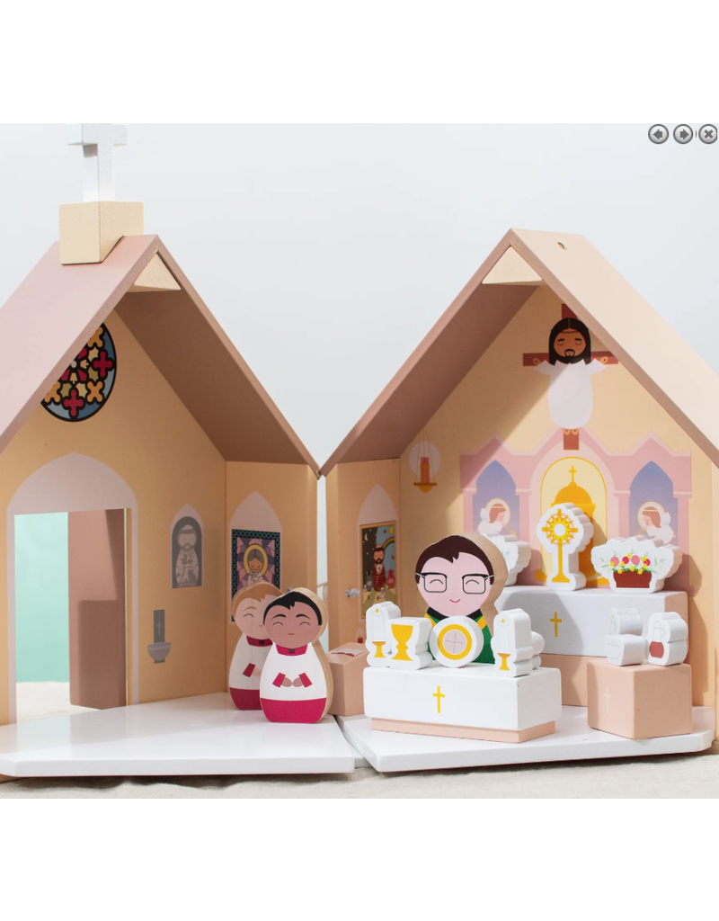 Spiritus (New Day) Wooden Catholic Church Playset