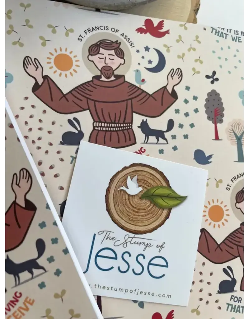 The Stump of Jesse St. Francis of Assisi Ruled Notebook