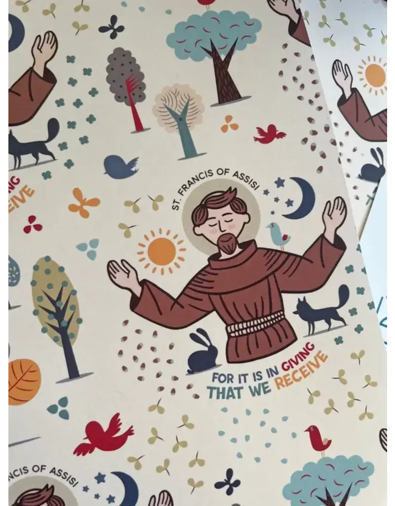 The Stump of Jesse St. Francis of Assisi Ruled Notebook
