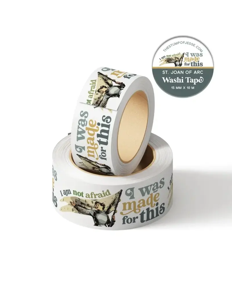 The Stump of Jesse St. Joan of Arc Washi Tape | Catholic | 15mm X 10m