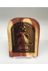 That Catholic Family:   Divine Mercy small wooden plaque