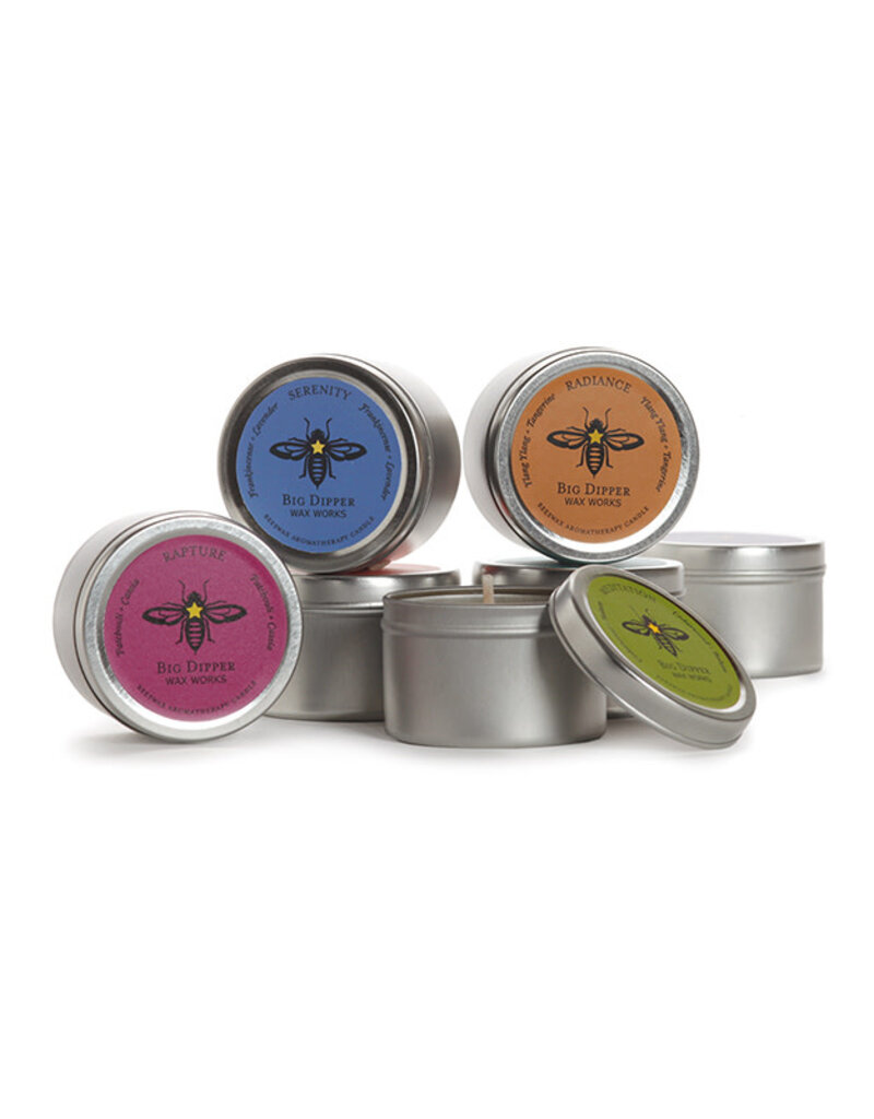 Big Dipper Wax Works Beeswax Aromatherapy Tin - Serenity (Frankincense and Lavender)