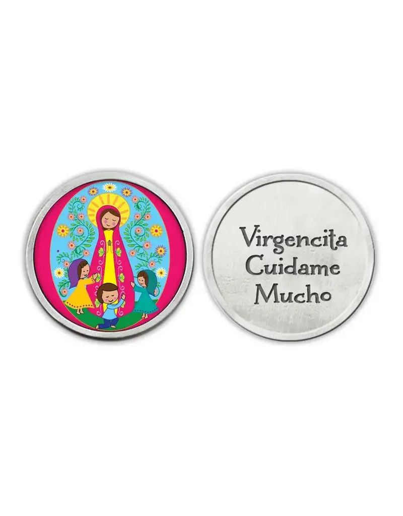 Abbey & CA Gift Spanish Angel Pocket Tokens-Fatima Pink