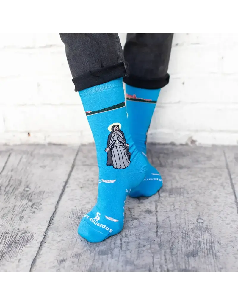 Sock Religious Sock Religious St. Frances Xavier Cabrini Adult Socks
