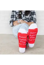 Sock Religious Sock Religious St. Agnes Adult Socks