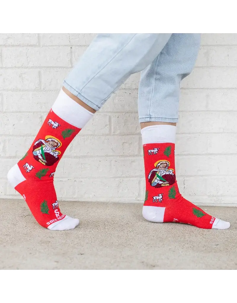 Sock Religious Sock Religious St. Agnes Adult Socks
