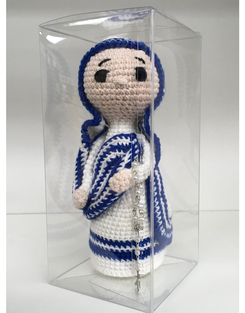 Maria Deacon Saint Mother Teresa Crochet Doll - Made in Peru