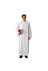R.J. Toomey Men's Front Wrap Alb White XS