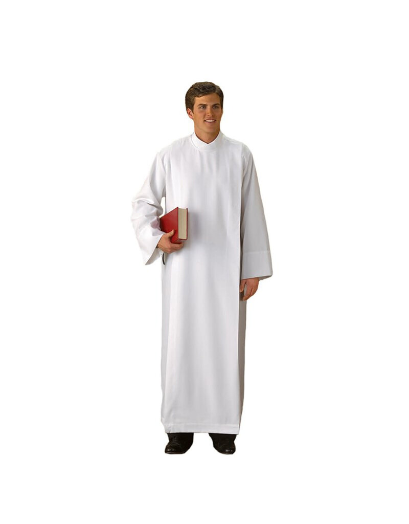 R.J. Toomey Men's Front Wrap Alb White XS