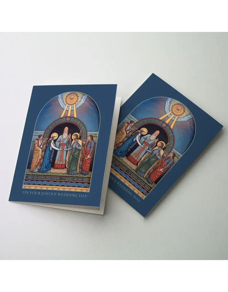 Altar + Home On Your Joyous Wedding Day - Wedding Card