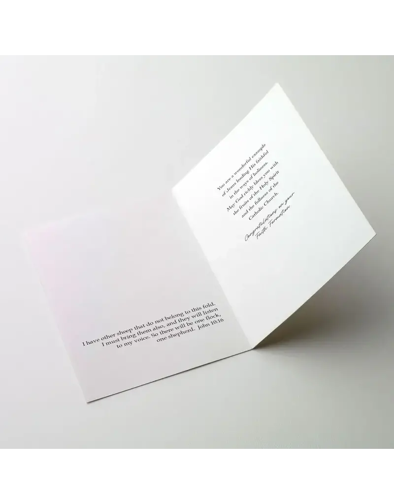 Altar + Home As You Receive the Holy Sacraments - OCIA Card