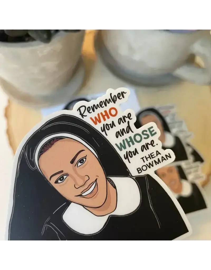 The Stump of Jesse Sister Thea Bowman Waterproof Catholic Sticker