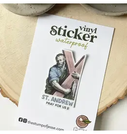 The Stump of Jesse St. Andrew Apostle Waterproof Catholic Sticker