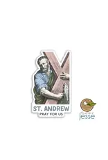 The Stump of Jesse St. Andrew Apostle Waterproof Catholic Sticker