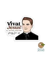 The Stump of Jesse Bl. Father Michael J. McGivney Waterproof Catholic Sticker