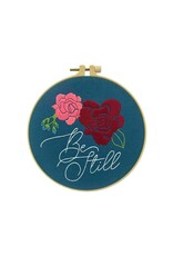 Swanson Christian Products Embroidery Kit-Be Still (8")