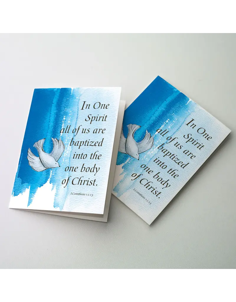 The Printery House In One Spirit Child Baptism Card