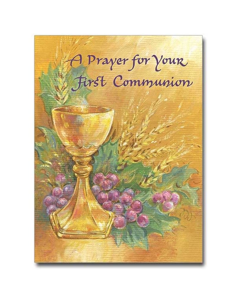 Altar + Home A Prayer for Your First Communion Card