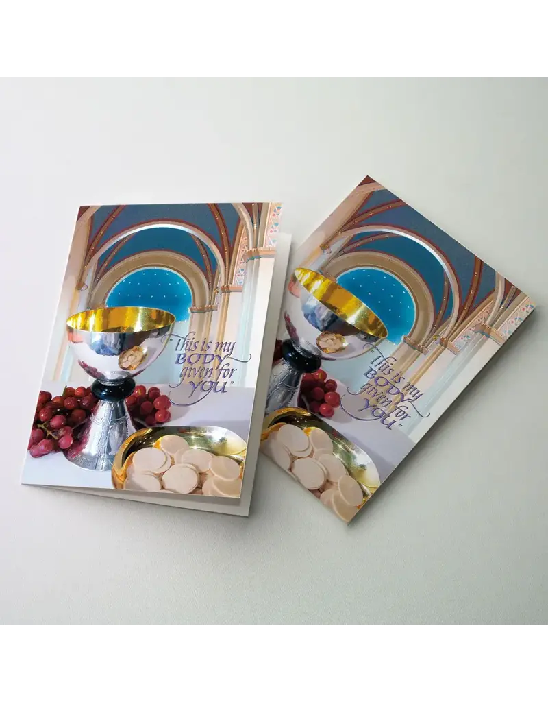 The Printery House This Is My Body Given for You - First Communion Card