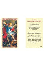 Ambrosiana Spanish Holy Card - Saint Michael