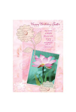 Christian Brands Happy Birthday Sister Card