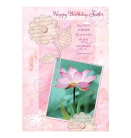 Christian Brands Happy Birthday Sister Card