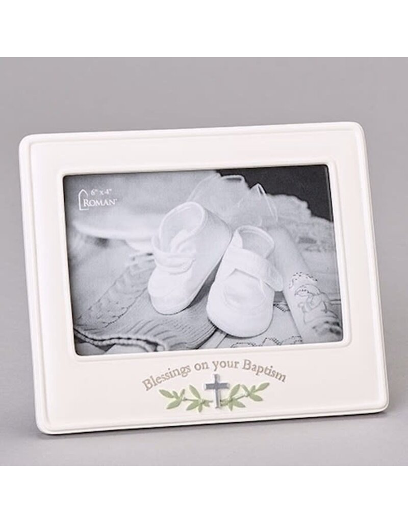 Roman, Inc Frame - Blessings On Your Baptism 4 x 6 photo