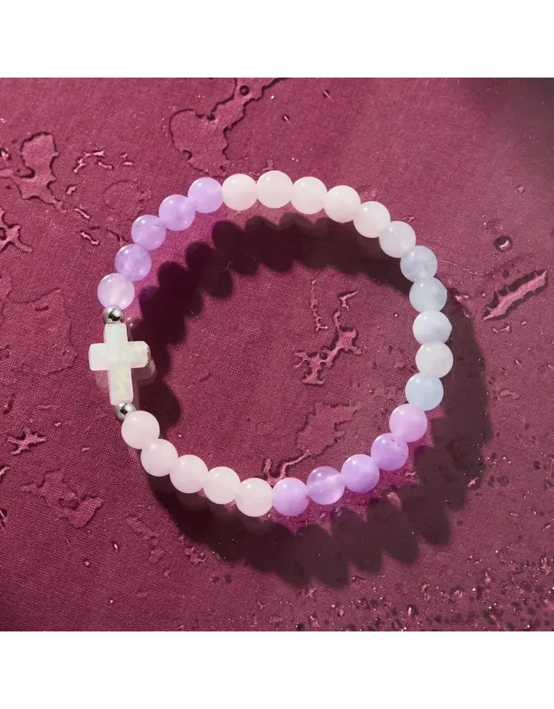 Holy Water Ombre Morganite Bracelet