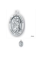 HMH Religious Sterling Silver St. Christopher Medal