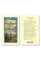WJ Hirten Laminated Prayer Card Prayer to Jesus Crucified