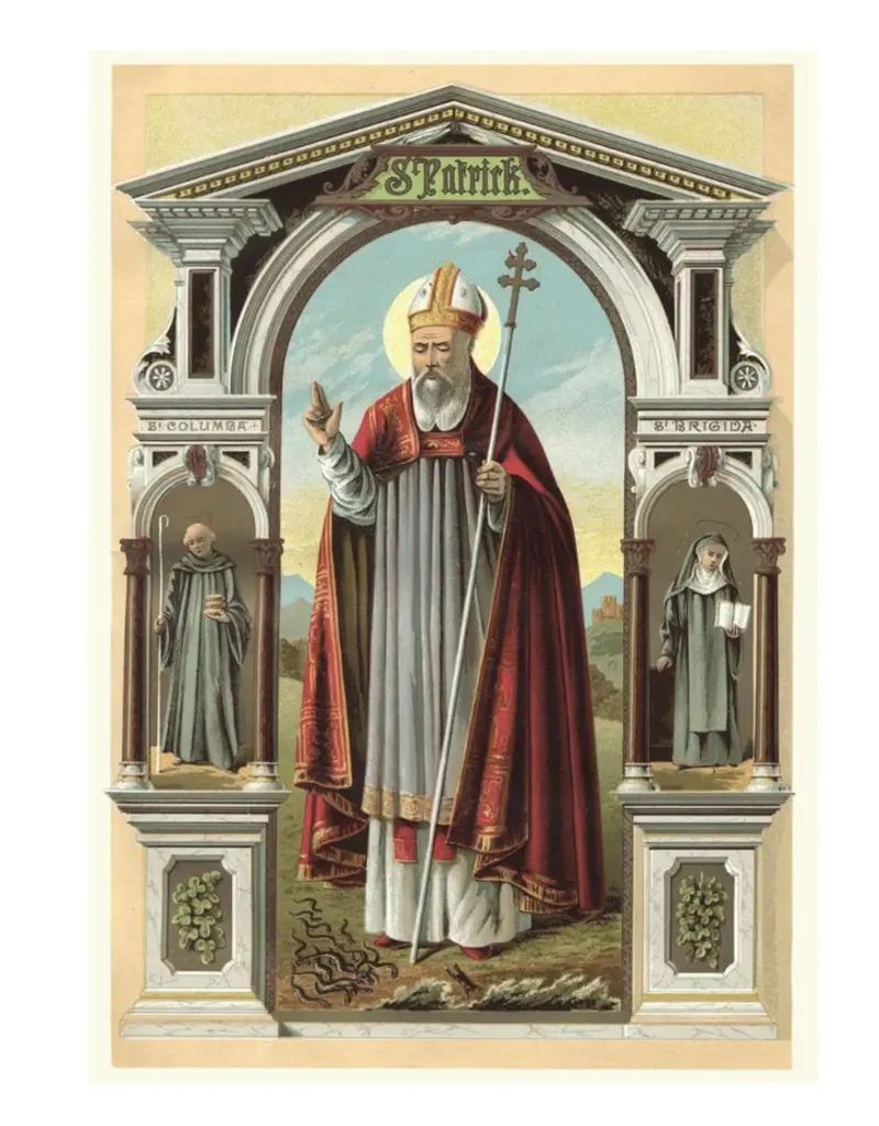St. Patrick Box of 10 Blank Note Cards 4x5