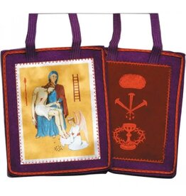 Village Gift Importers Purple Scapular of blessing, Benediction, and protection