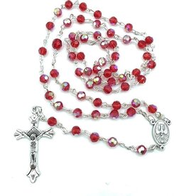 Costa Articoli Religiosi Holy Spirit Rosary 6 mm Crystal (with Box)