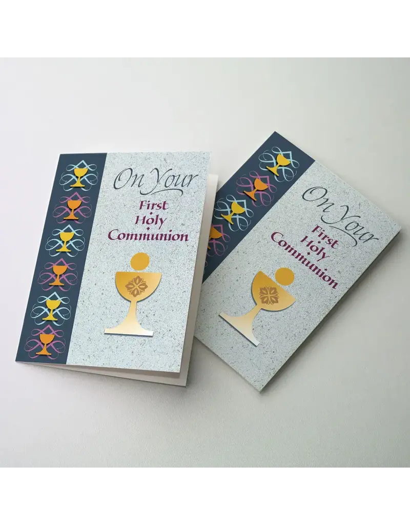 Altar + Home On Your First Holy Communion Card